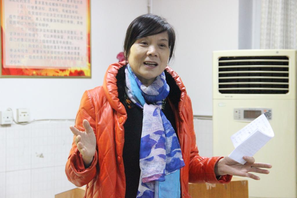 图为刘少英老师点评(朱嘉欣摄)