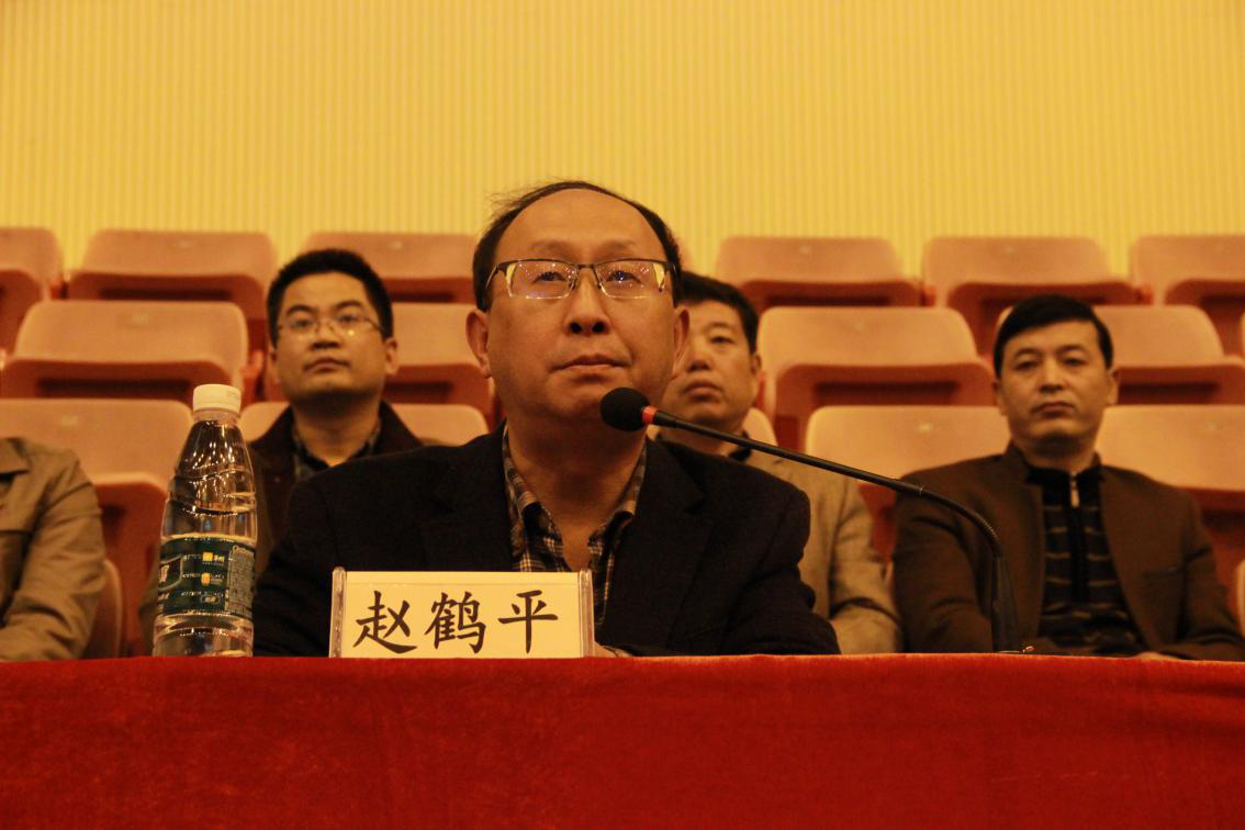 图四 纪委书记赵鹤平宣布闭幕(刘杨乐摄)